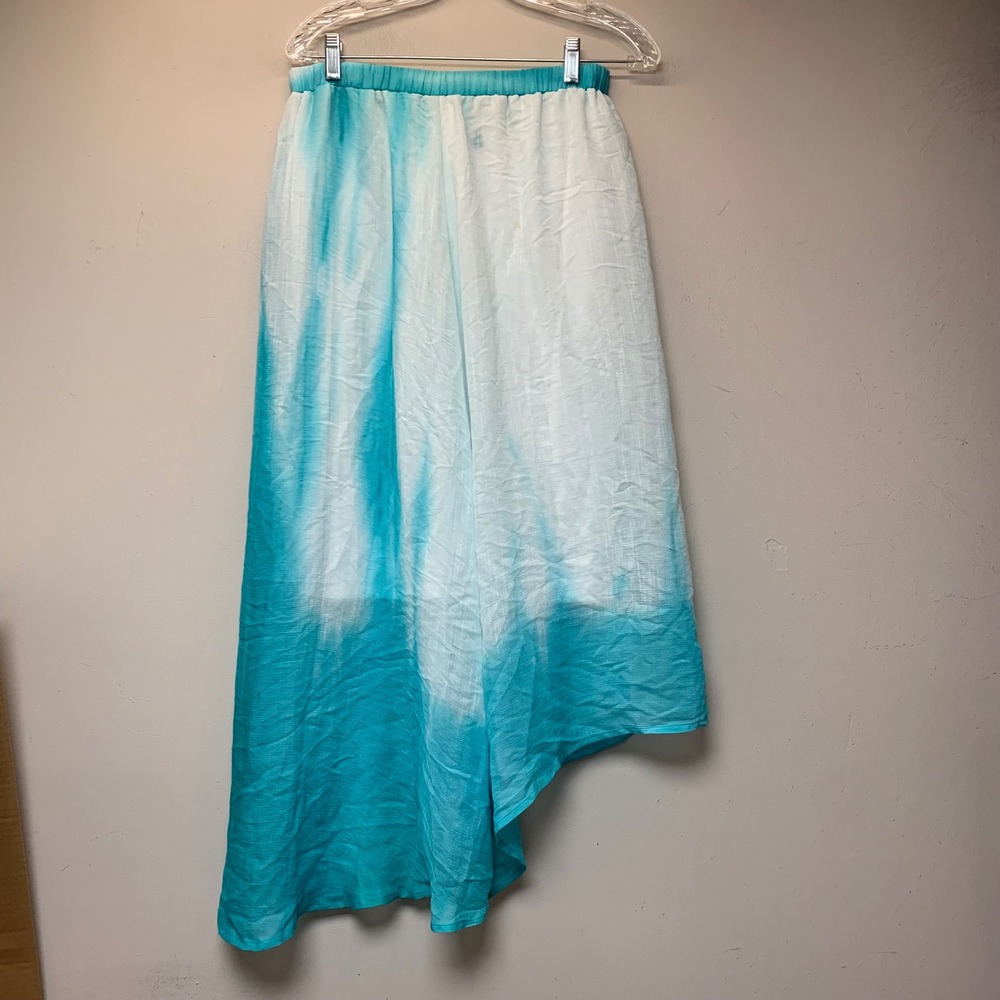 New Directions Palazzo Pants Womens M Turquoise Excellent Tie‎ Dye Festival